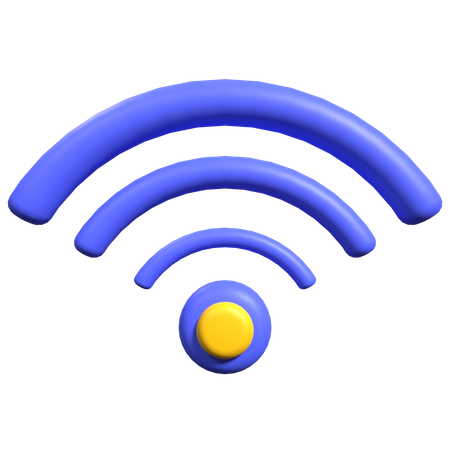 Wifi  3D Icon