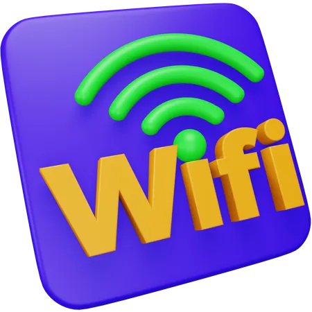 Wifi  3D Icon