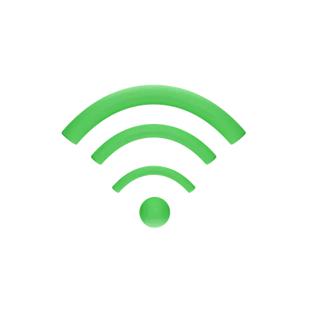 Wifi  3D Icon