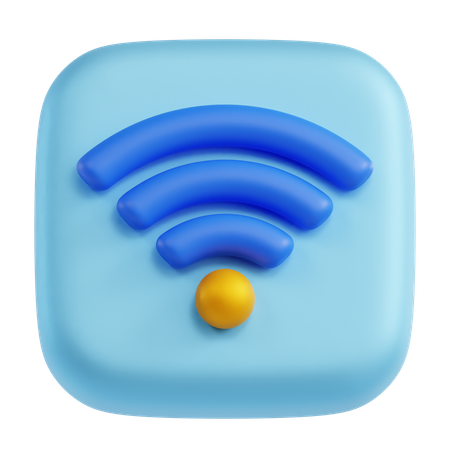 Wifi  3D Icon