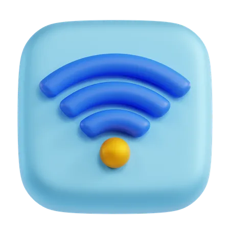 Wifi  3D Icon