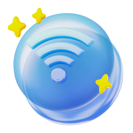 Wifi  3D Icon