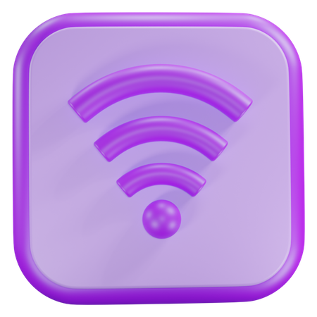 Wifi  3D Icon