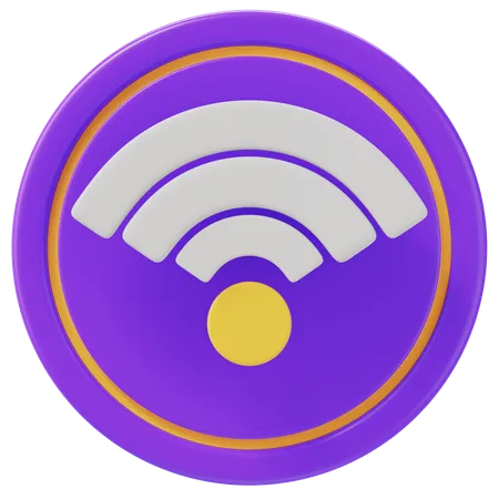 Wifi  3D Icon