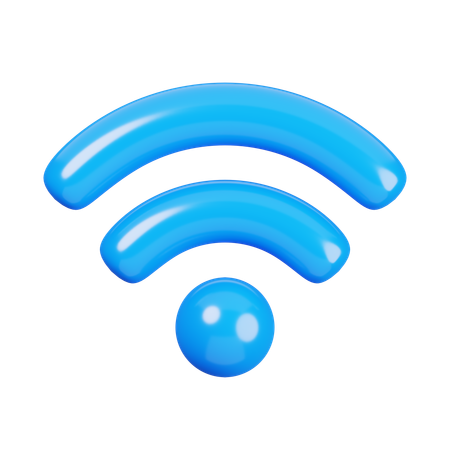 Wifi  3D Icon