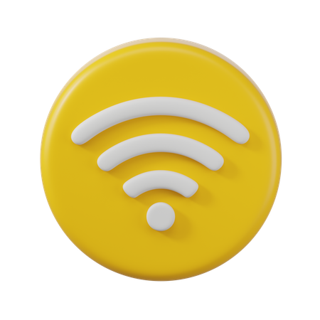 Wifi  3D Icon