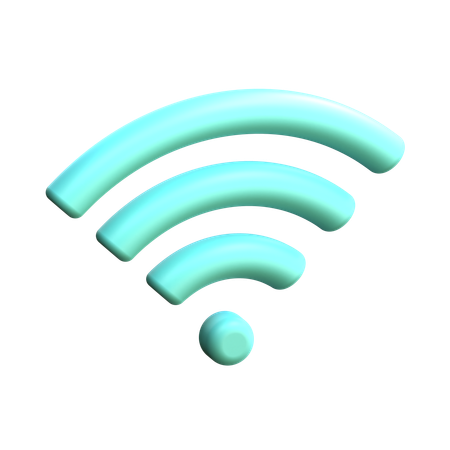 Wifi  3D Icon