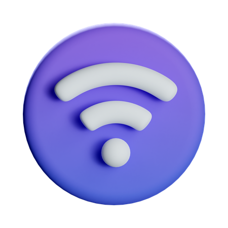 Wifi  3D Icon