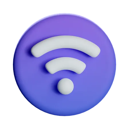 Wifi  3D Icon