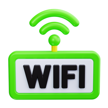 Wifi  3D Icon