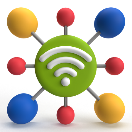 Wifi  3D Icon