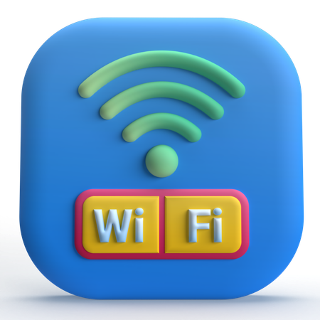 Wifi  3D Icon