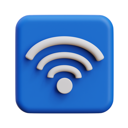 Wifi  3D Icon