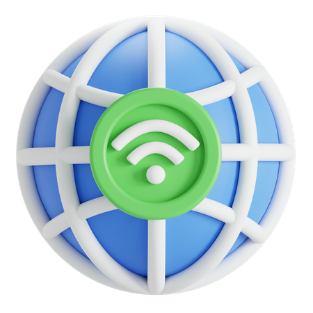 Wifi  3D Icon