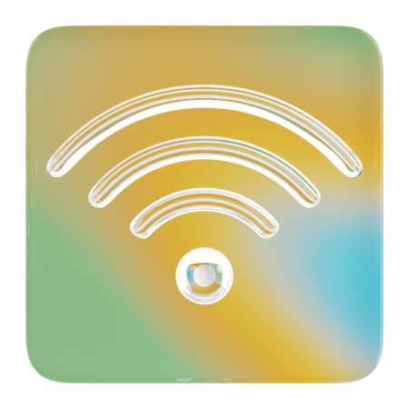 Wifi  3D Icon