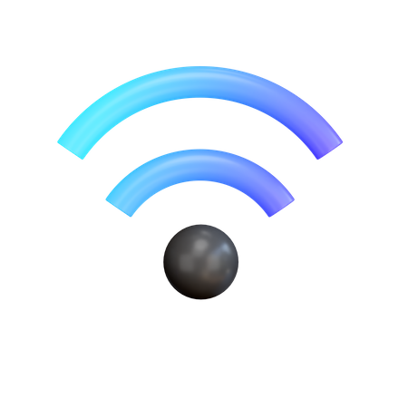 Wifi  3D Icon