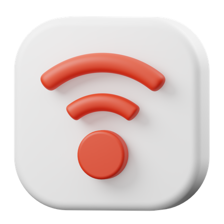 Wifi  3D Icon