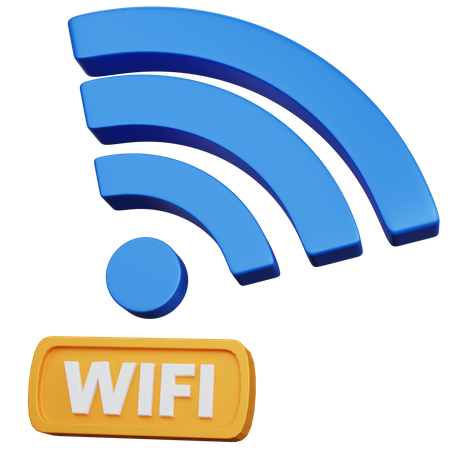 Wifi  3D Icon
