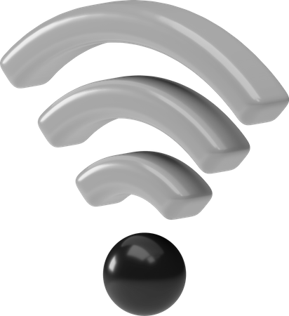 WiFi  3D Illustration