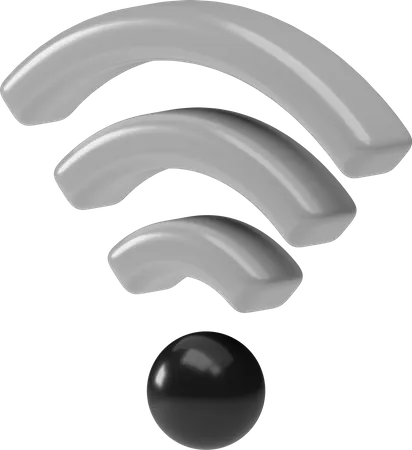 WiFi  3D Illustration