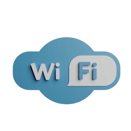 Wifi  3D Illustration