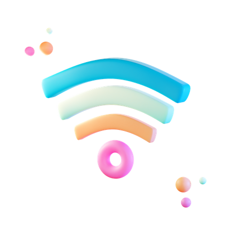 Wifi  3D Illustration