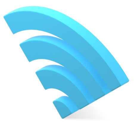 Wifi  3D Illustration