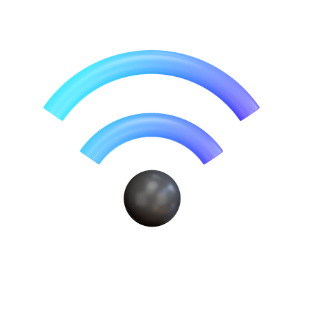 Wifi  3D Illustration