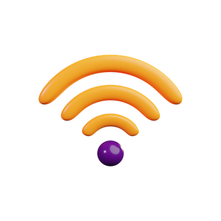 Wifi  3D Illustration