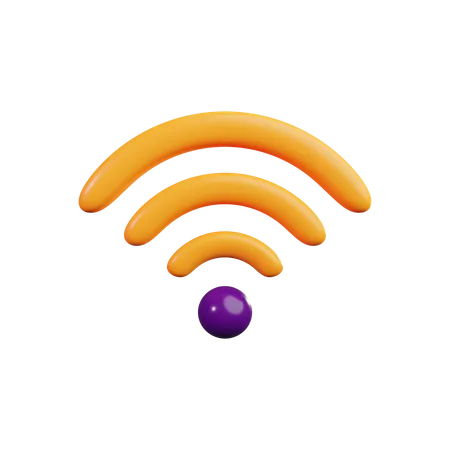 Wifi  3D Illustration