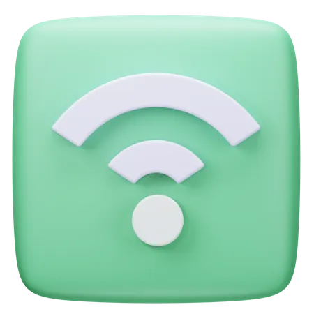 Wifi 3 D Illustration 3D Icon