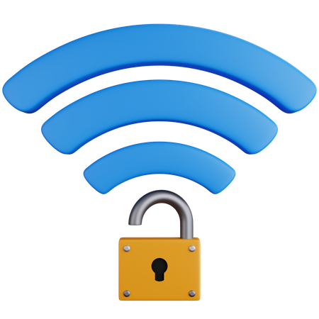 Wifi Access  3D Icon