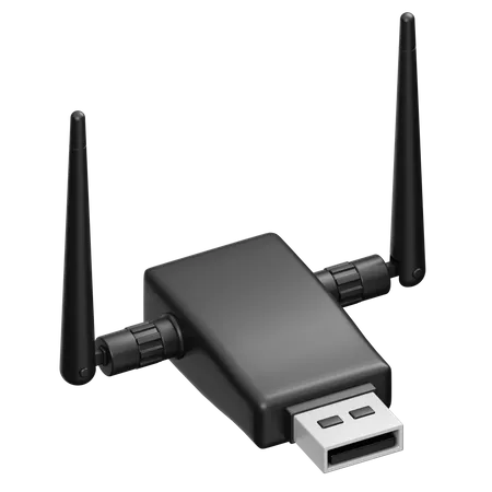 Wifi Adapter  3D Icon