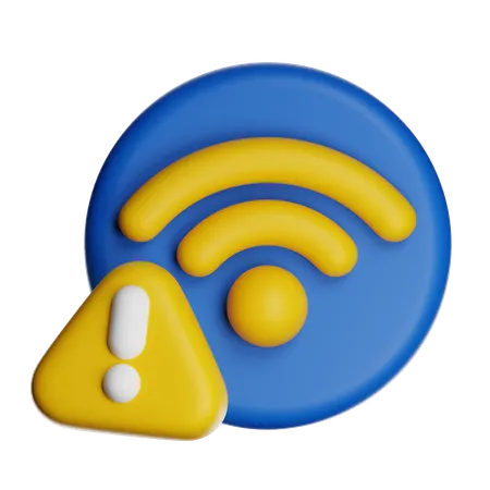 Wifi Alert  3D Icon