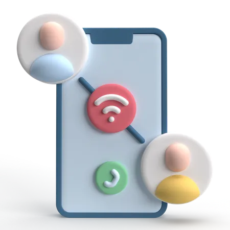 Appel Wi-Fi  3D Icon