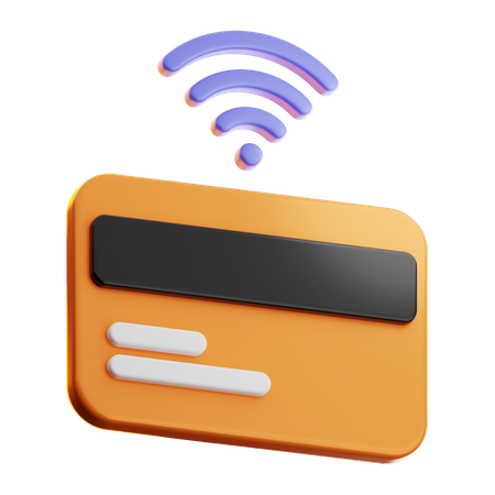 Wifi Card  3D Icon
