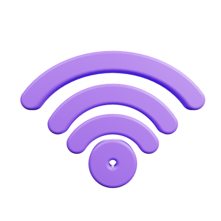 Wifi Connection  3D Icon