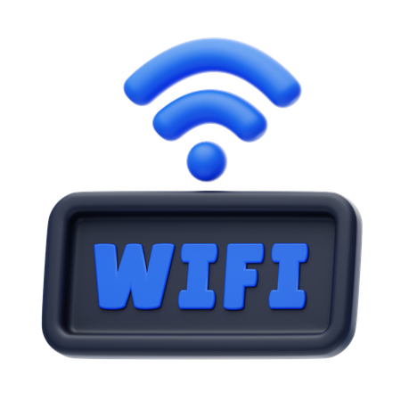 Wifi Connection  3D Icon