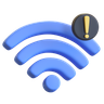 3d network error logo