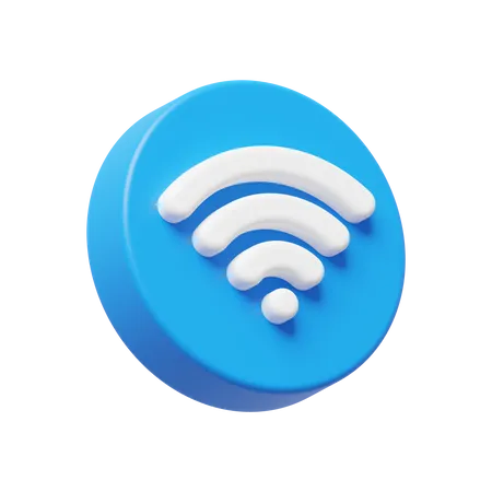 Wifi Connection Signal  3D Icon