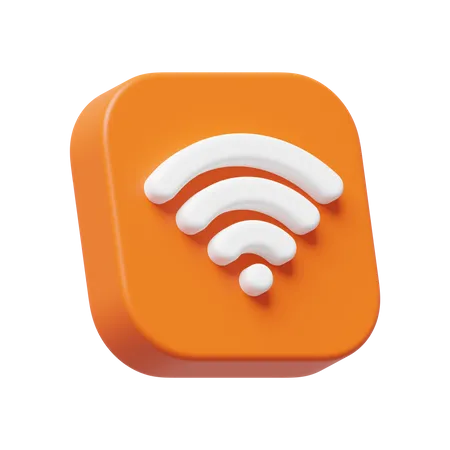 Wifi Connection Signal  3D Icon