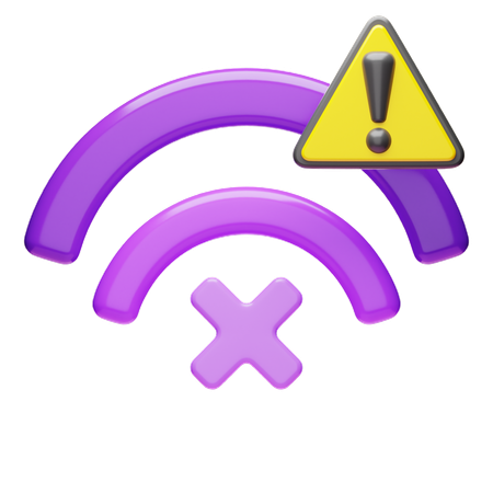 Wi-Fi déconnecté  3D Icon