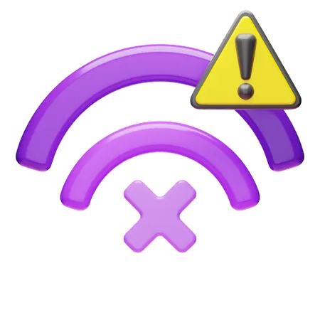 Wi-Fi déconnecté  3D Icon
