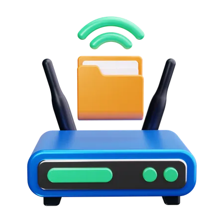 Wi-Fi 장치  3D Icon