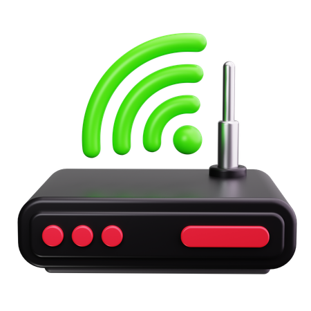 Wi-Fi 장치  3D Icon