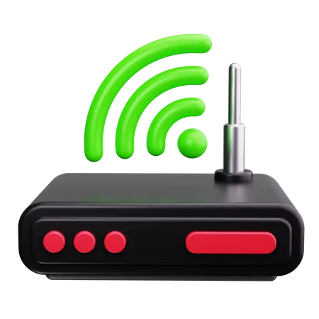 Wi-Fi 장치  3D Icon