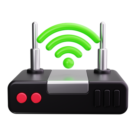 Wi-Fi 장치  3D Icon