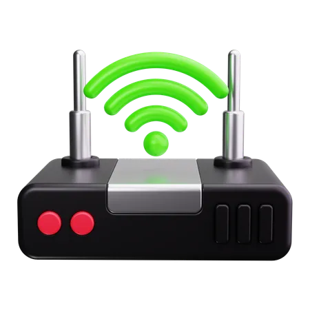 Wi-Fi 장치  3D Icon