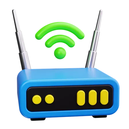 Wi-Fi 장치  3D Icon