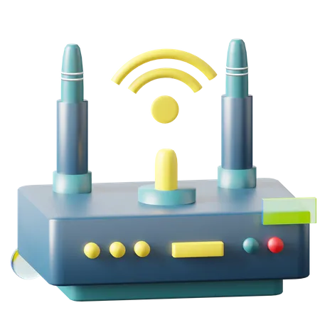 Wifi Device  3D Icon